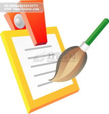 小学文化用品与学习用品矢量素材探索